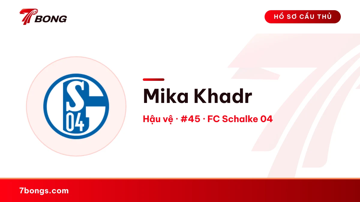 Mika Khadr — FC Schalke 04