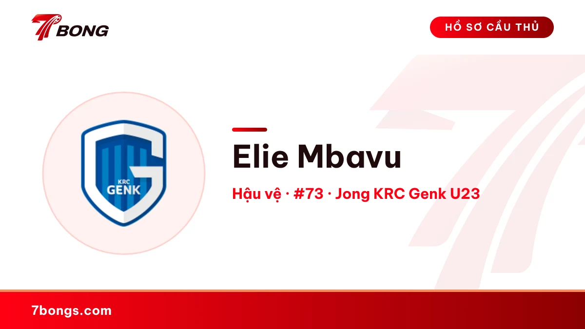 Elie Mbavu — Jong KRC Genk U23