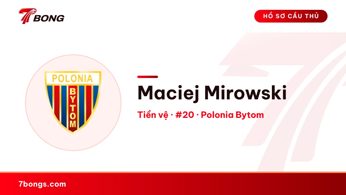 Maciej Mirowski — Polonia Bytom
