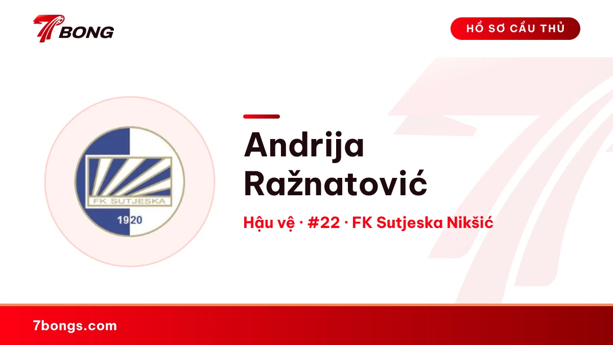 Andrija Ražnatović — FK Sutjeska Nikšić