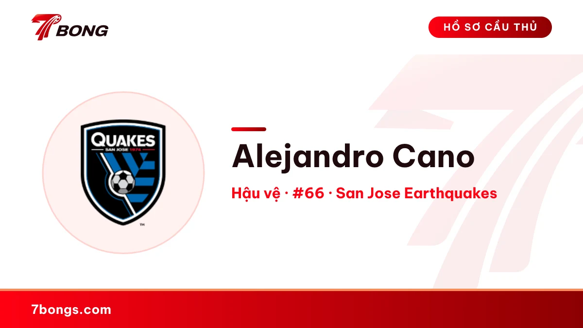Alejandro Cano — San Jose Earthquakes