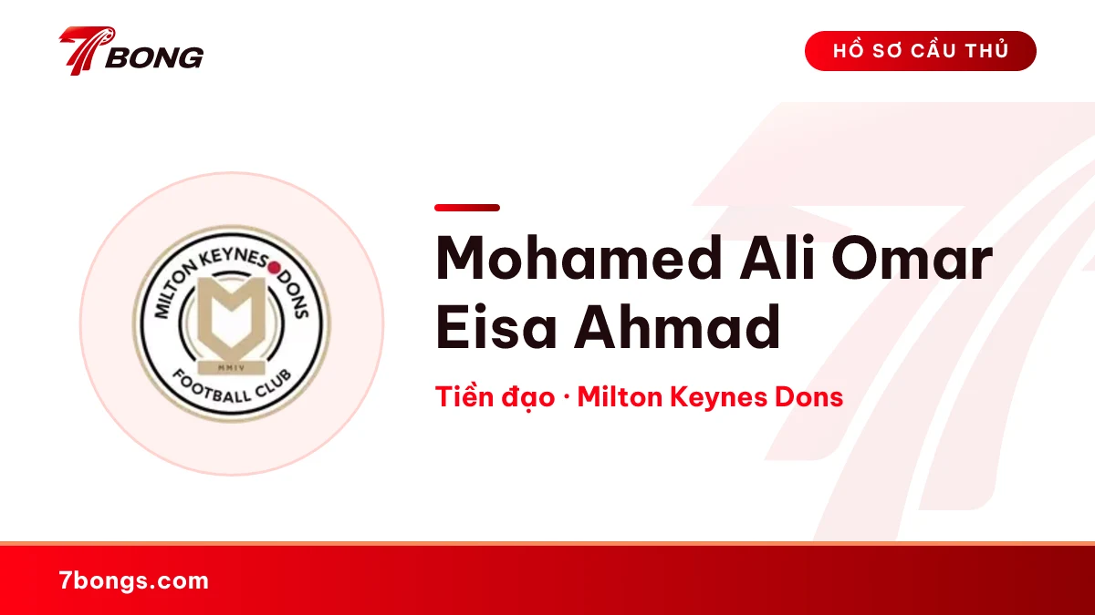 Mohamed Ali Omar Eisa Ahmad — Milton Keynes Dons