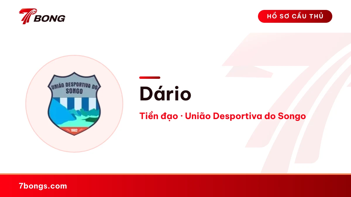 Dário — União Desportiva do Songo