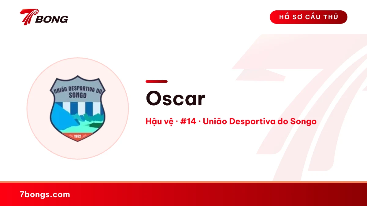 Oscar — União Desportiva do Songo