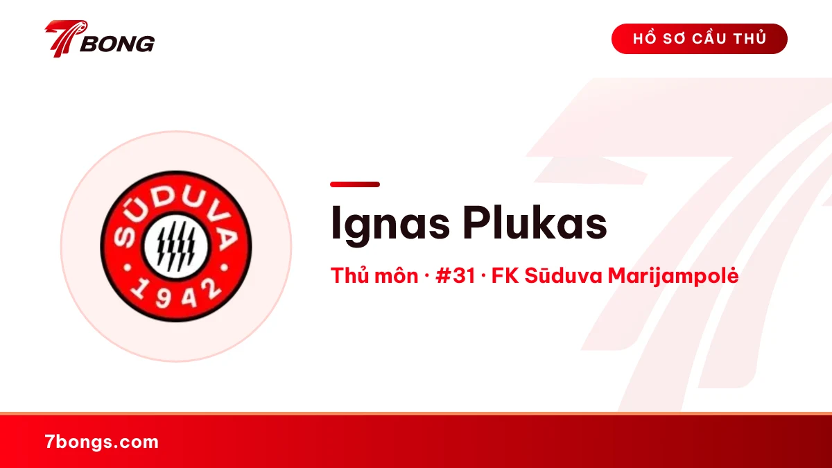 Ignas Plukas — FK Sūduva Marijampolė