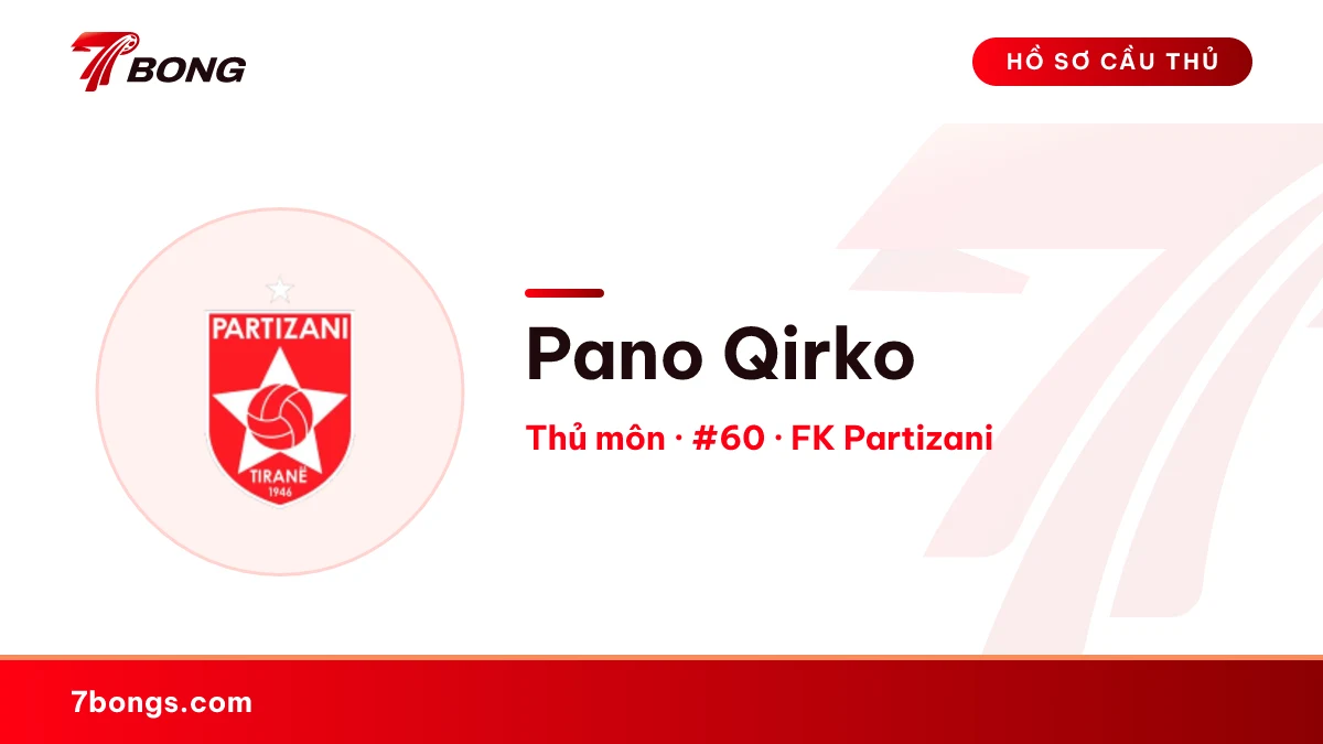 Pano Qirko — FK Partizani