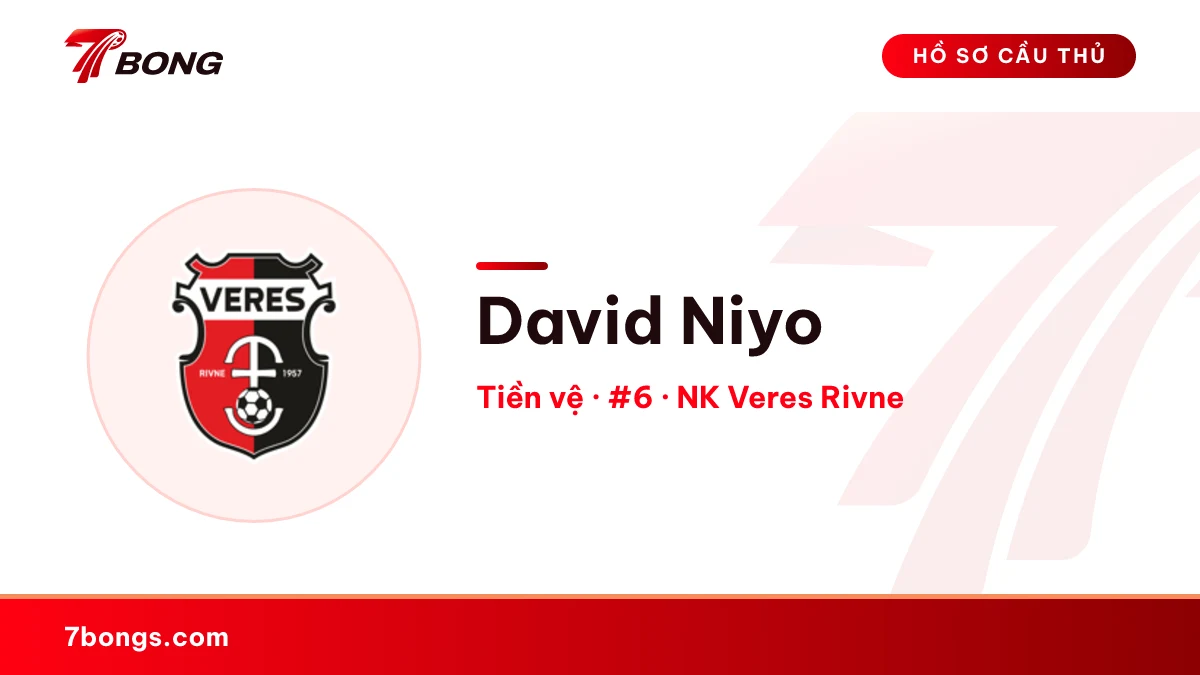 David Niyo — NK Veres Rivne