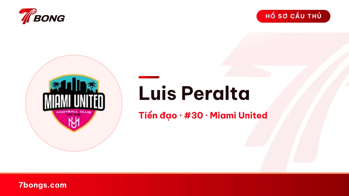 Luis Peralta — Miami United