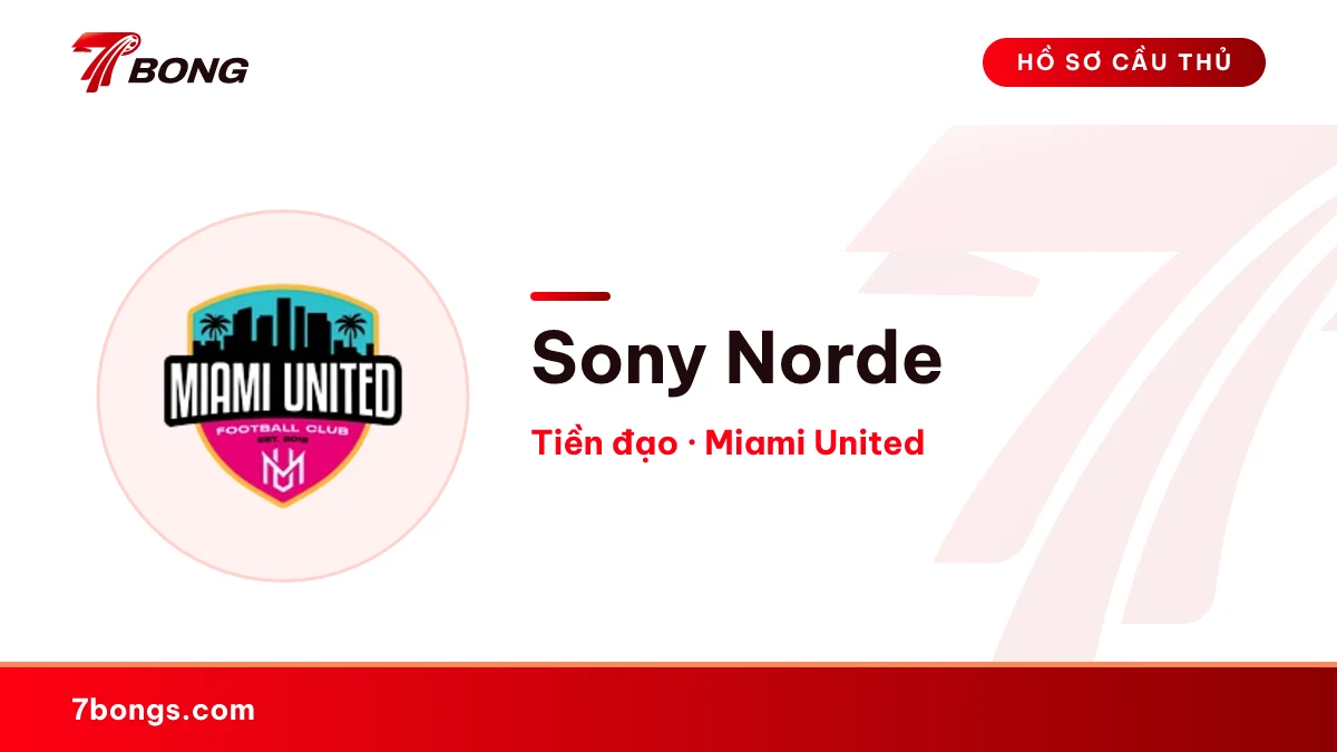 Sony Norde — Miami United