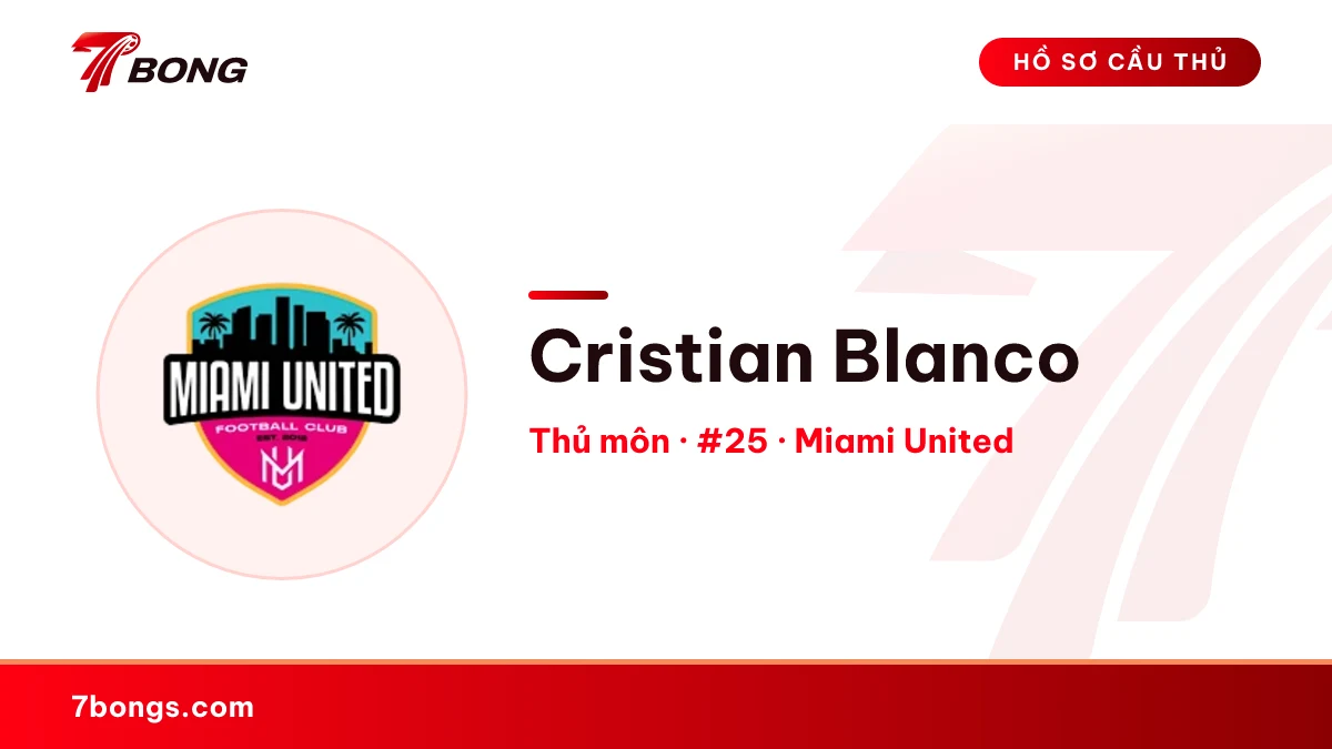 Cristian Blanco — Miami United