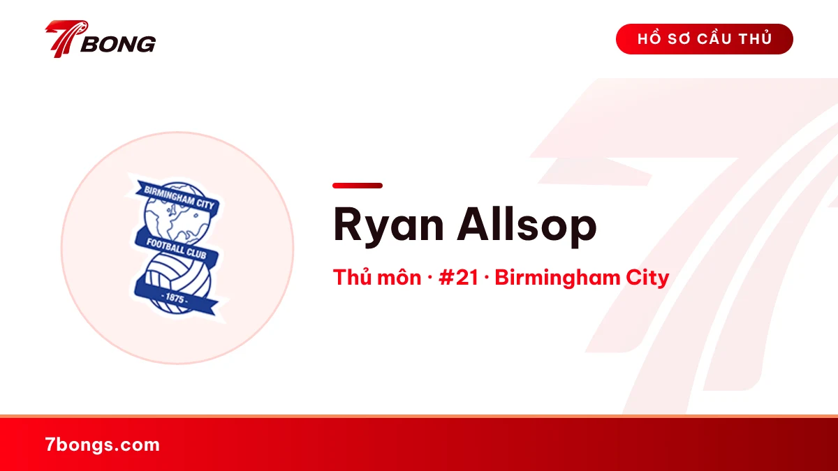 Ryan Allsop — Birmingham City