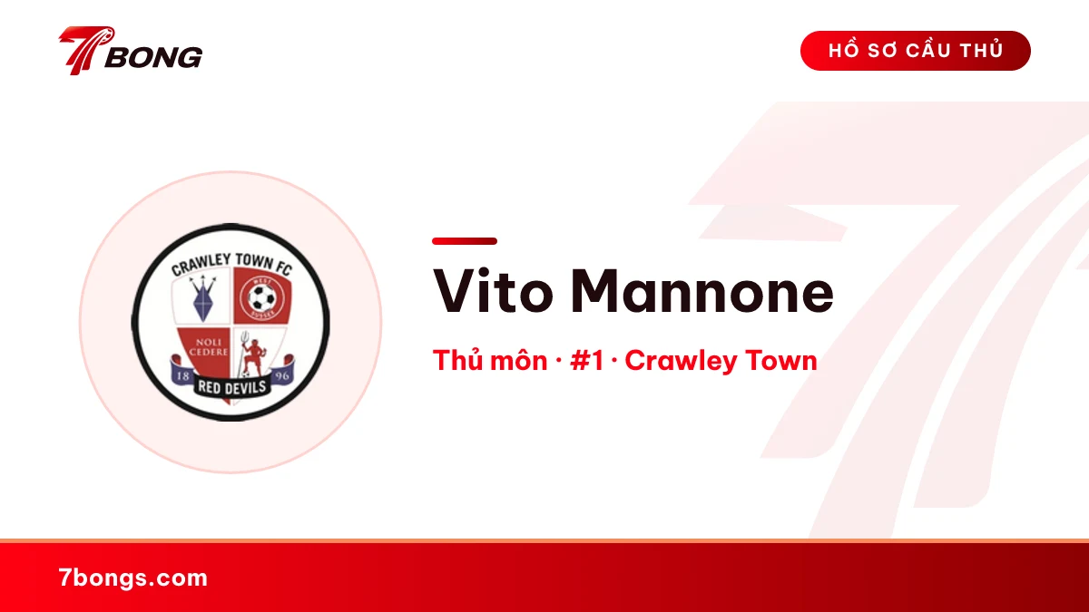 Vito Mannone — Crawley Town