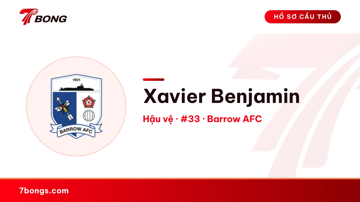 Xavier Benjamin — Barrow AFC