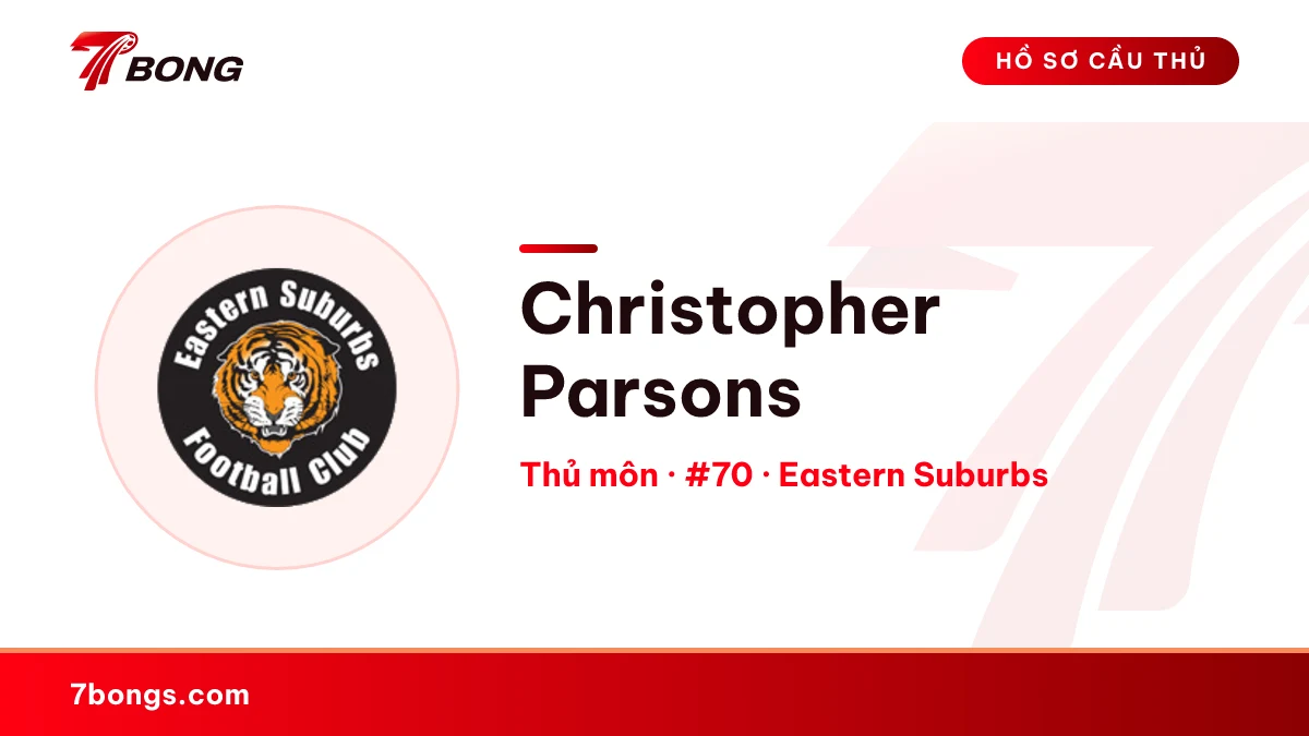 Christopher Parsons — Eastern Suburbs
