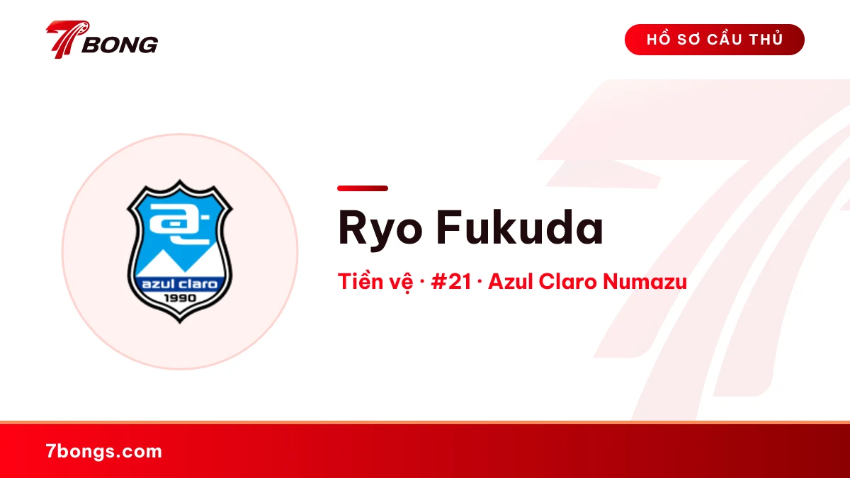 Ryo Fukuda — Azul Claro Numazu