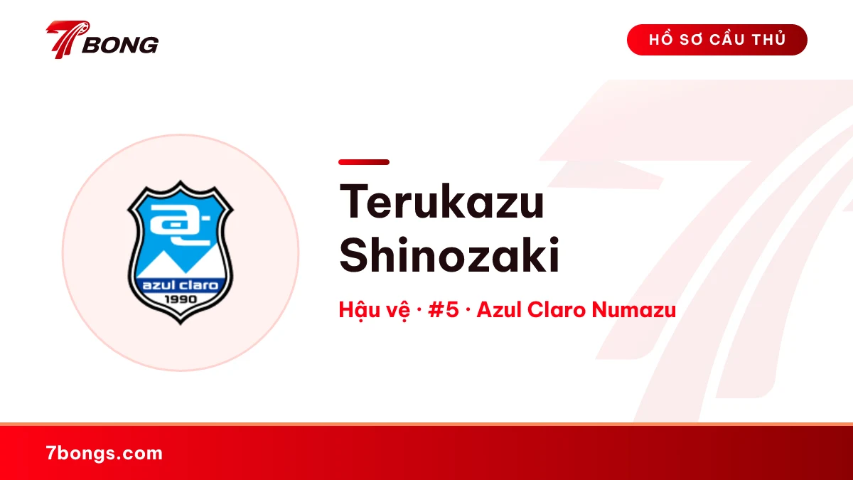 Terukazu Shinozaki — Azul Claro Numazu