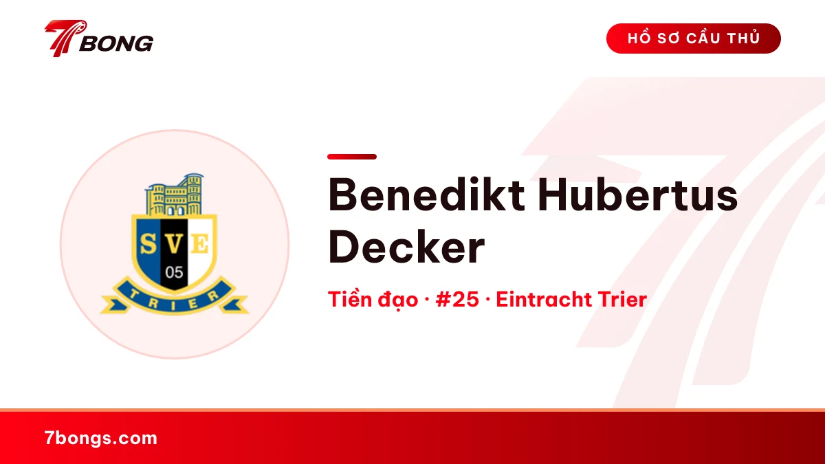 Benedikt Hubertus Decker — Eintracht Trier