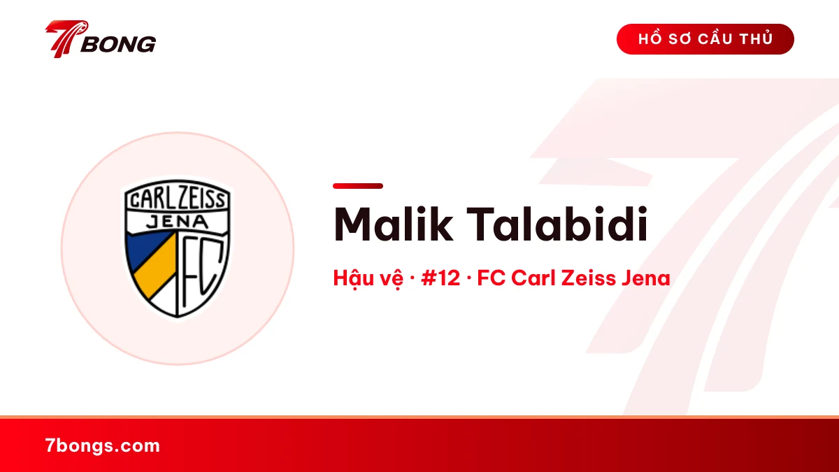 Malik Talabidi — FC Carl Zeiss Jena