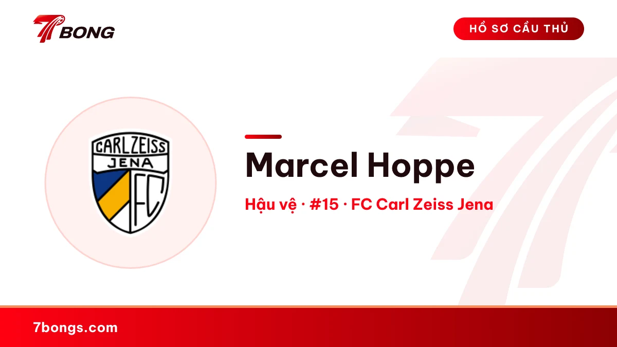 Marcel Hoppe — FC Carl Zeiss Jena