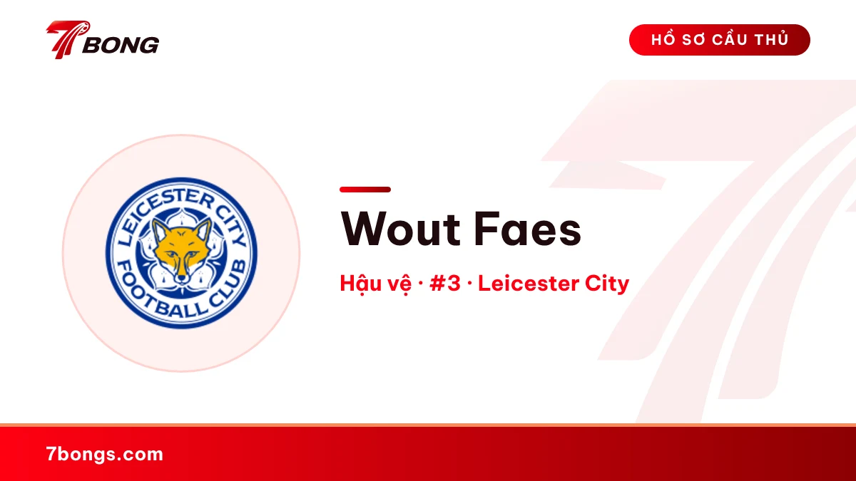 Wout Faes — Leicester City