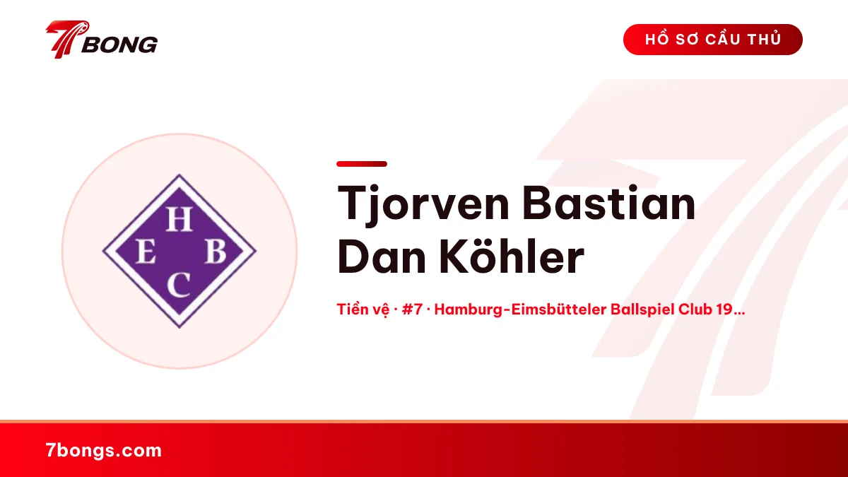 Tjorven Bastian Dan Köhler — Hamburg-Eimsbütteler Ballspiel Club 1911