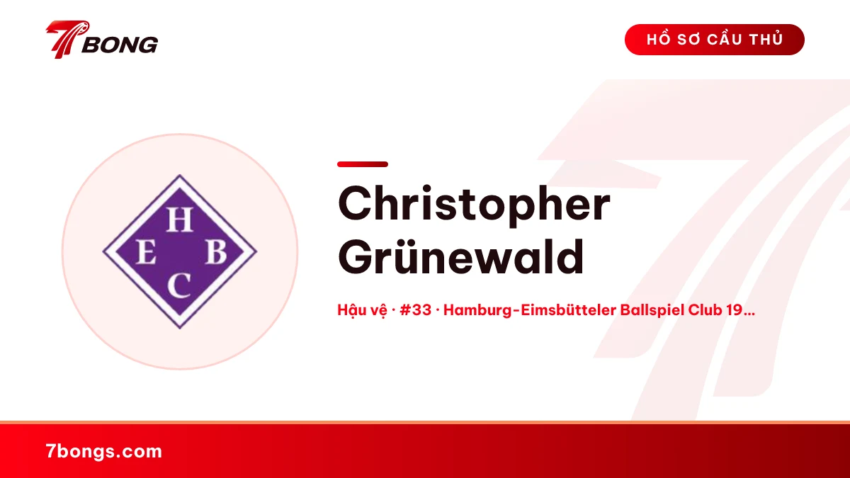 Christopher  Grünewald — Hamburg-Eimsbütteler Ballspiel Club 1911