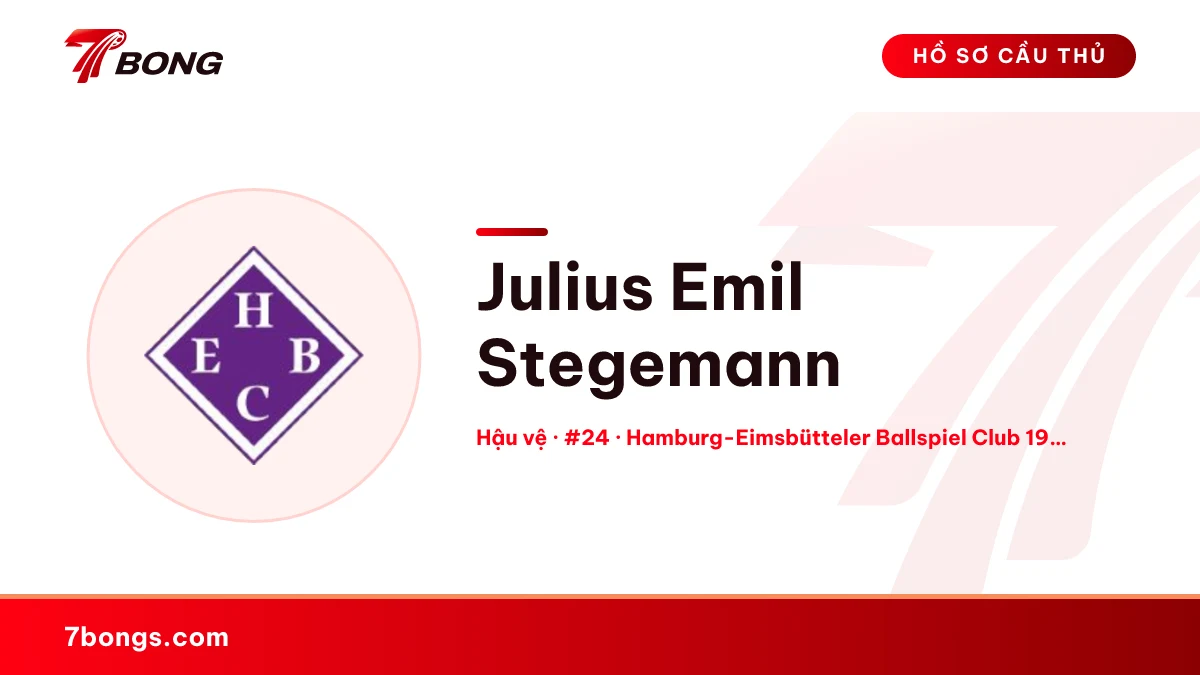Julius Emil Stegemann — Hamburg-Eimsbütteler Ballspiel Club 1911
