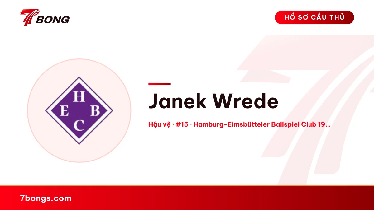 Janek Wrede — Hamburg-Eimsbütteler Ballspiel Club 1911