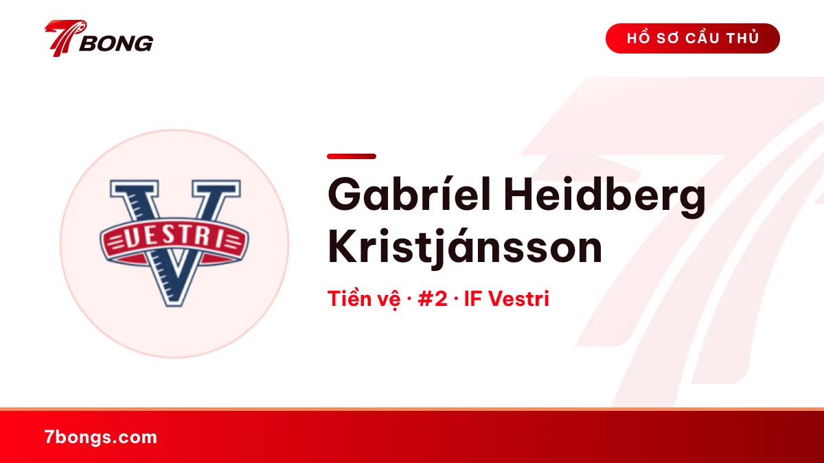Gabríel Heidberg Kristjánsson — IF Vestri