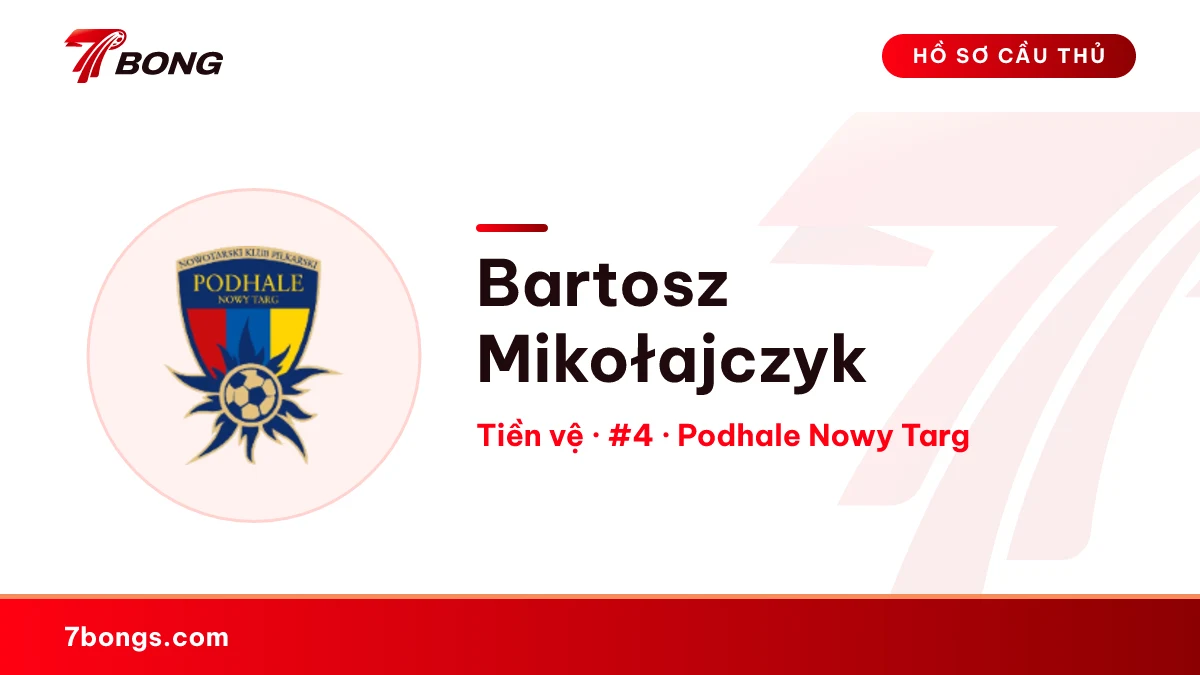 Bartosz Mikołajczyk — Podhale Nowy Targ