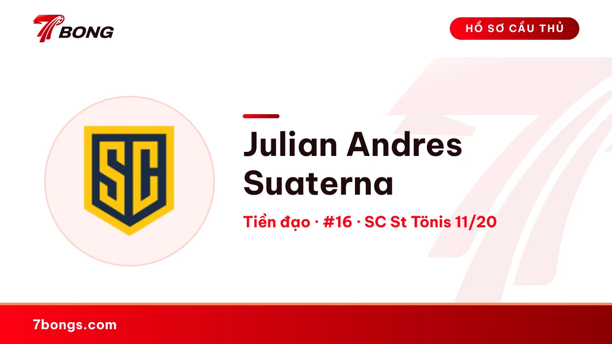 Julian Andres Suaterna — SC St Tönis 11/20