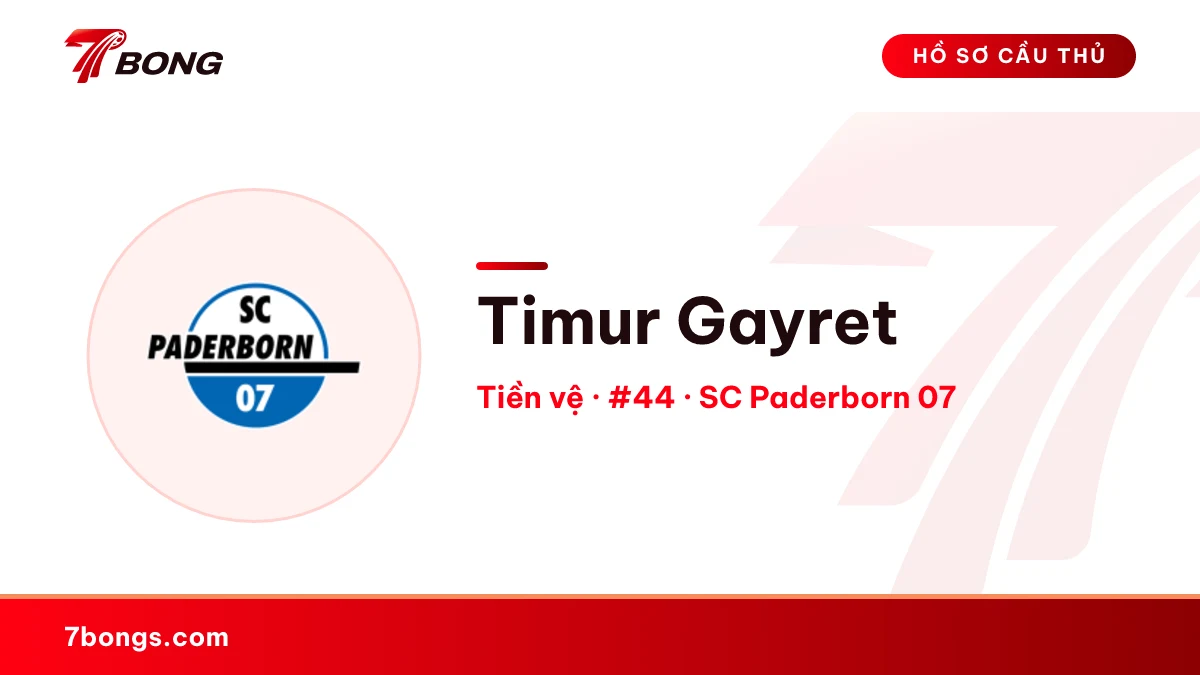 Timur Gayret — SC Paderborn 07