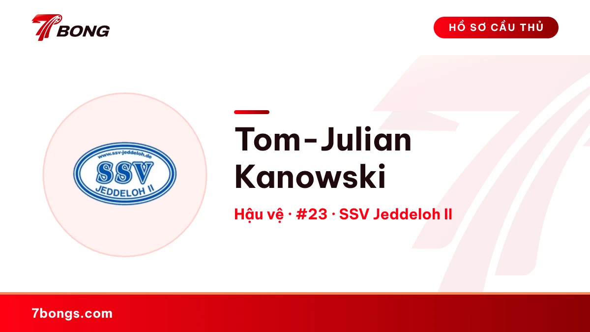 Tom-Julian Kanowski — SSV Jeddeloh II