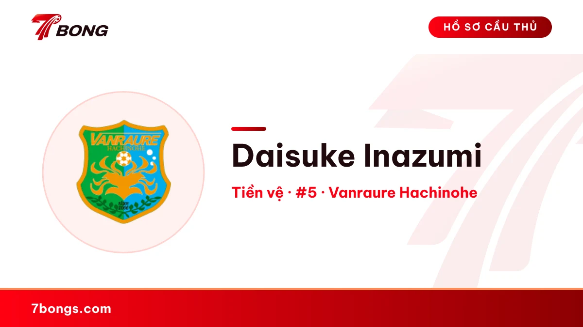 Daisuke Inazumi — Vanraure Hachinohe