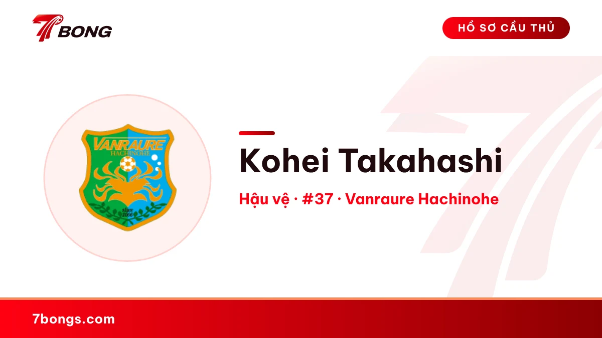 Kohei Takahashi — Vanraure Hachinohe