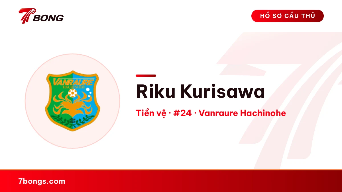 Riku Kurisawa — Vanraure Hachinohe