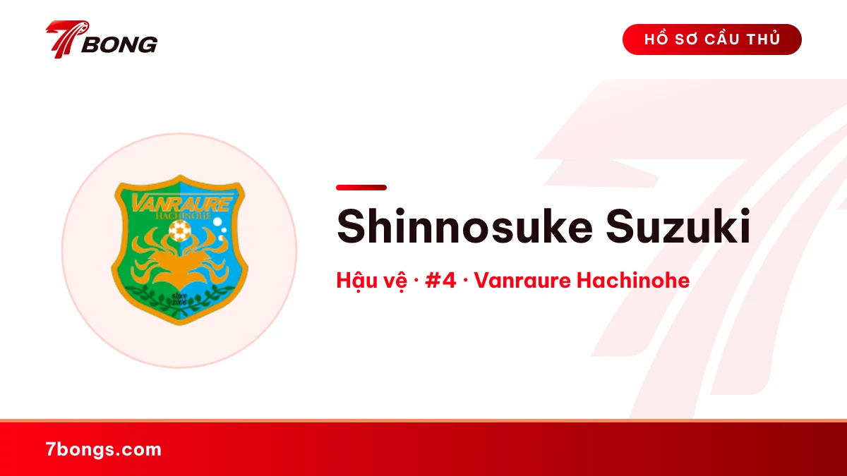 Shinnosuke Suzuki — Vanraure Hachinohe