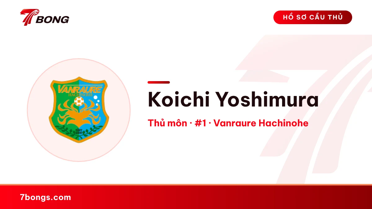 Koichi Yoshimura — Vanraure Hachinohe