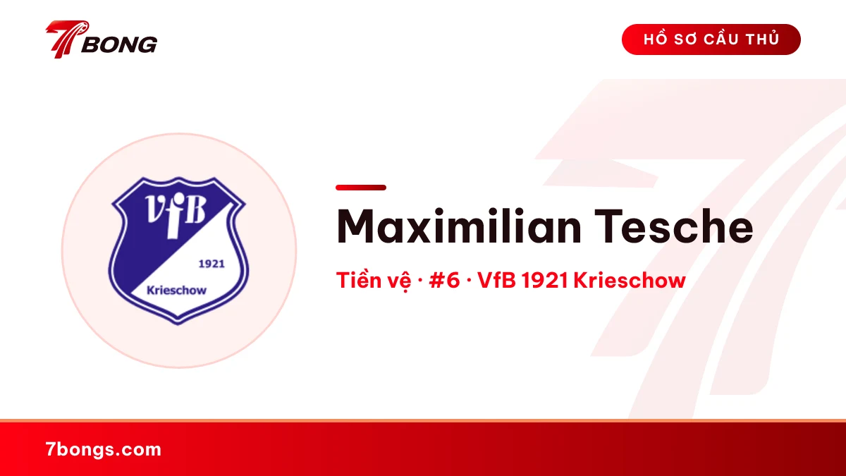 Maximilian Tesche — VfB 1921 Krieschow