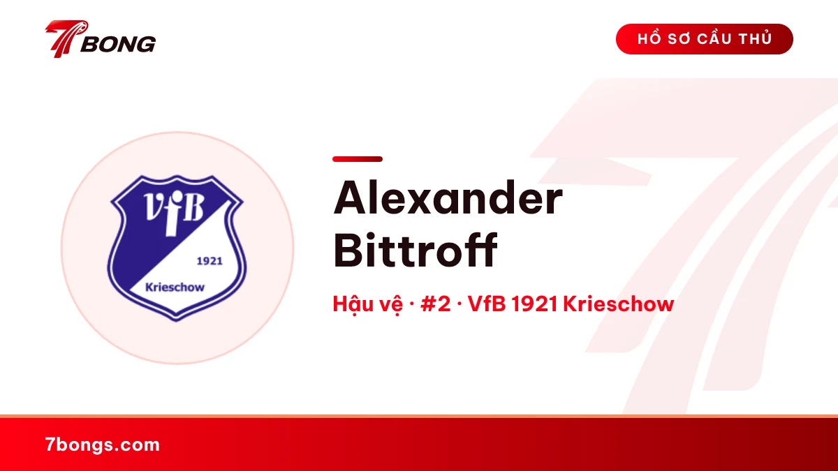 Alexander Bittroff — VfB 1921 Krieschow