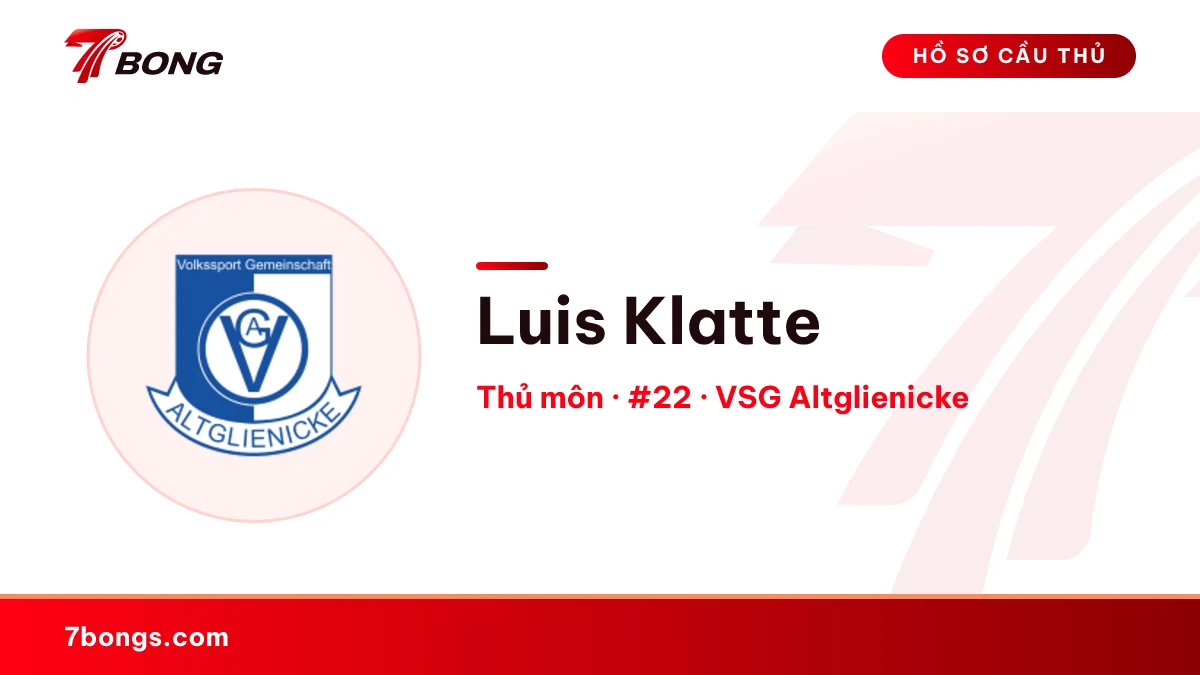 Luis Klatte — VSG Altglienicke