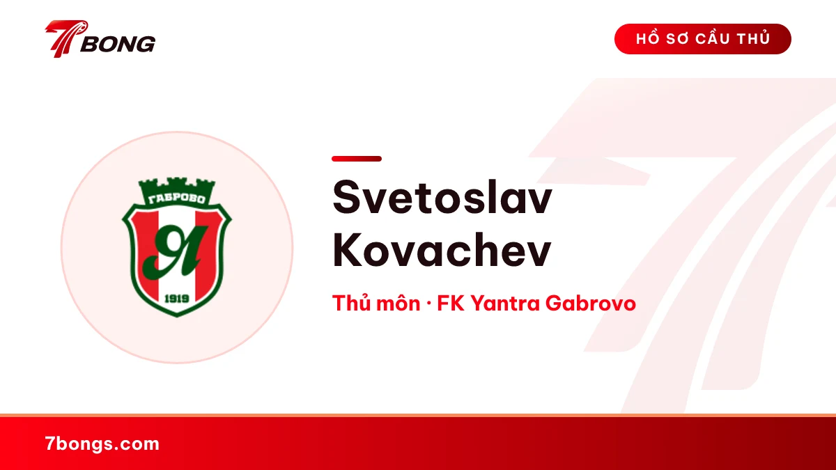 Svetoslav Kovachev — FK Yantra Gabrovo