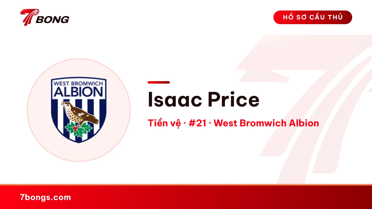 Isaac Price — West Bromwich Albion
