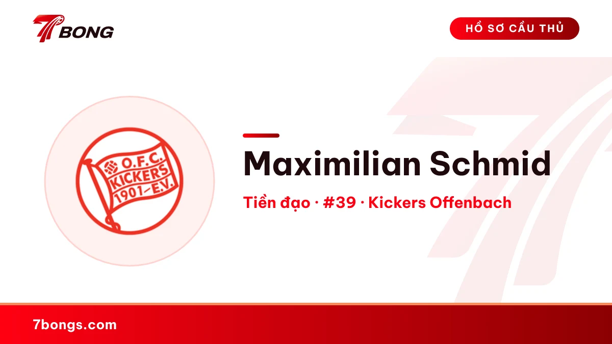Maximilian Schmid — Kickers Offenbach