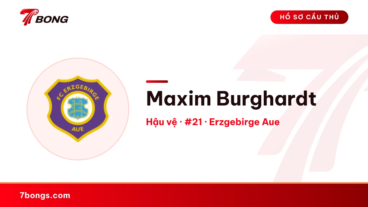 Maxim Burghardt — Erzgebirge Aue