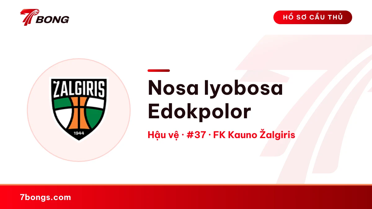 Nosa Iyobosa Edokpolor — FK Kauno Žalgiris