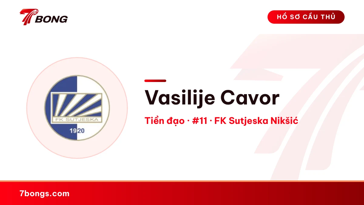 Vasilije Cavor — FK Sutjeska Nikšić