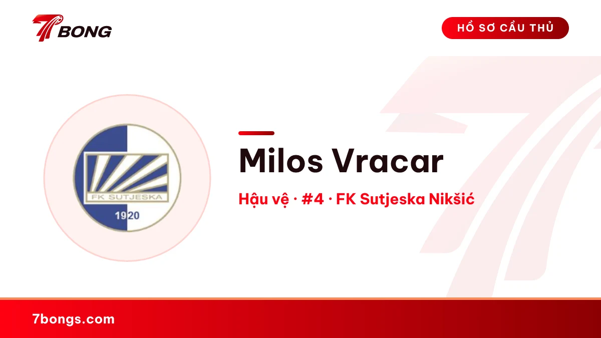 Milos Vracar — FK Sutjeska Nikšić
