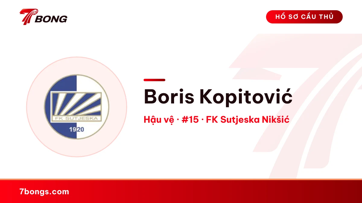 Boris Kopitović — FK Sutjeska Nikšić