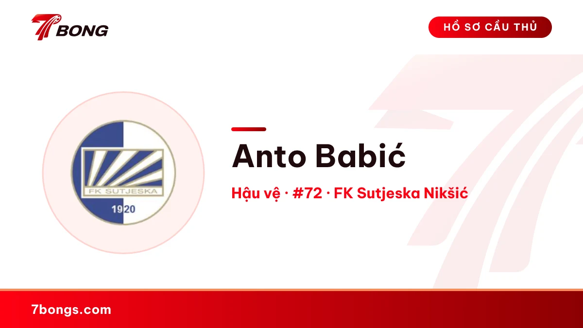 Anto Babić — FK Sutjeska Nikšić
